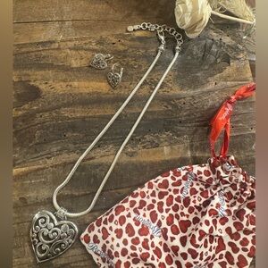 Brighton Contempo Heart Necklace & Earrings